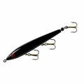 Cotton Cordell 0.375 oz Boy Howdy Tail Weighted Black Topwater Fishing Lure C4002